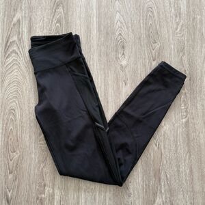Lululemon Black Mesh Side Leggings